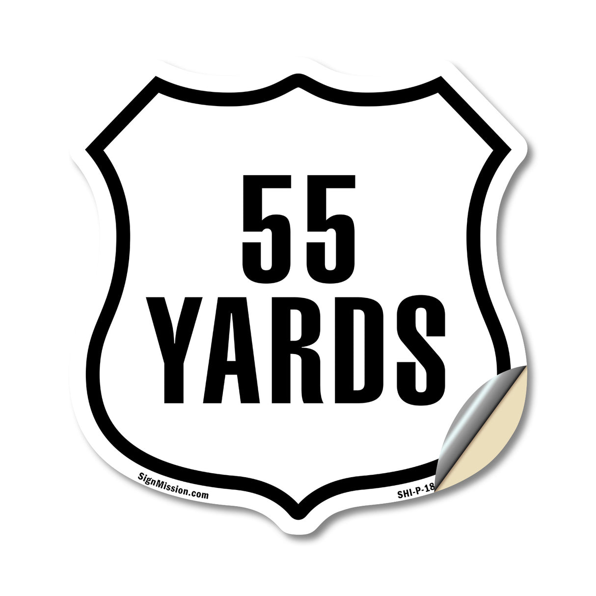 55 Yards Golf Course Running Race 5k Marathon Distance Marker