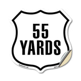 55 Yards Golf Course Running Race 5k Marathon Distance Marker