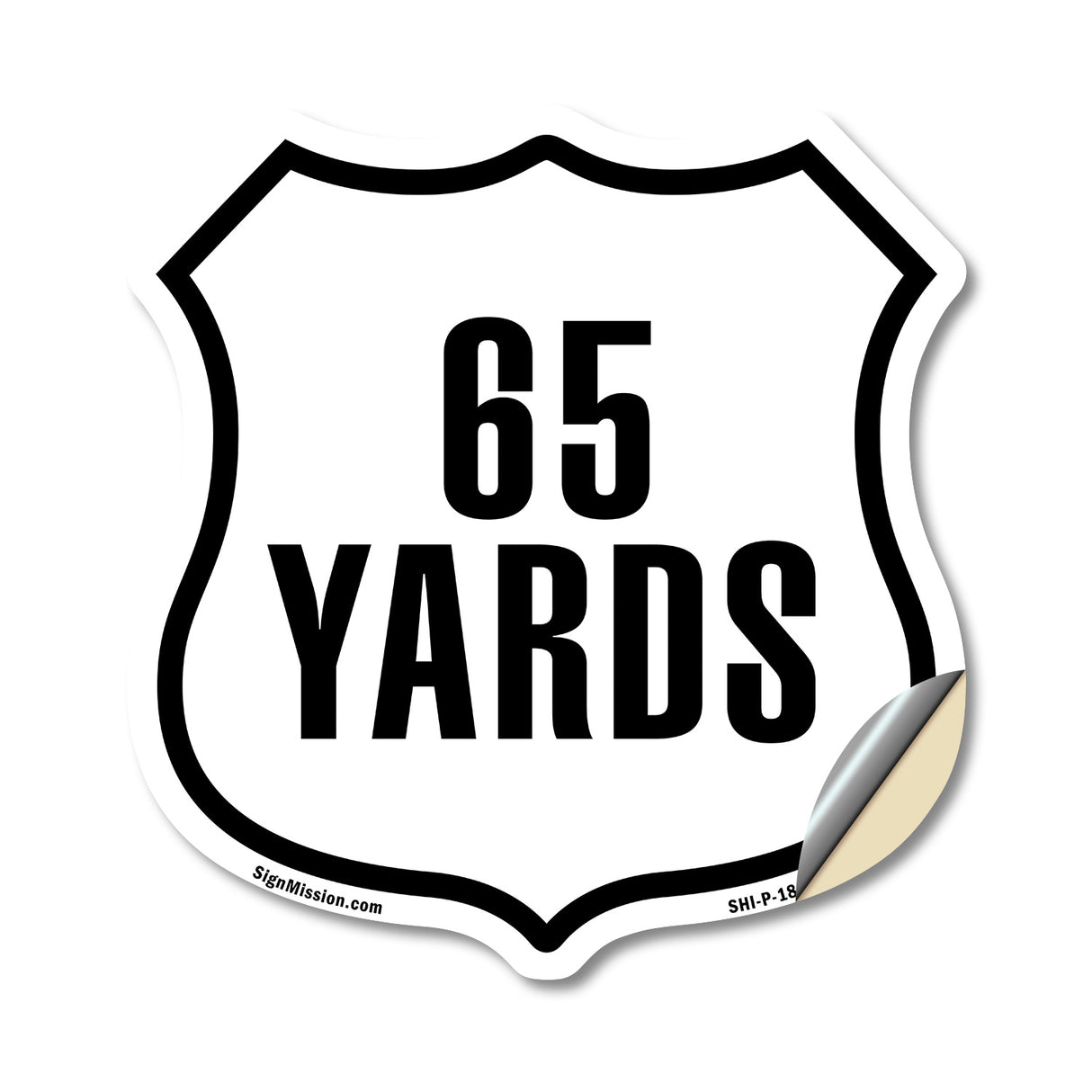 65 Yards Golf Course Running Race 5k Marathon Distance Marker