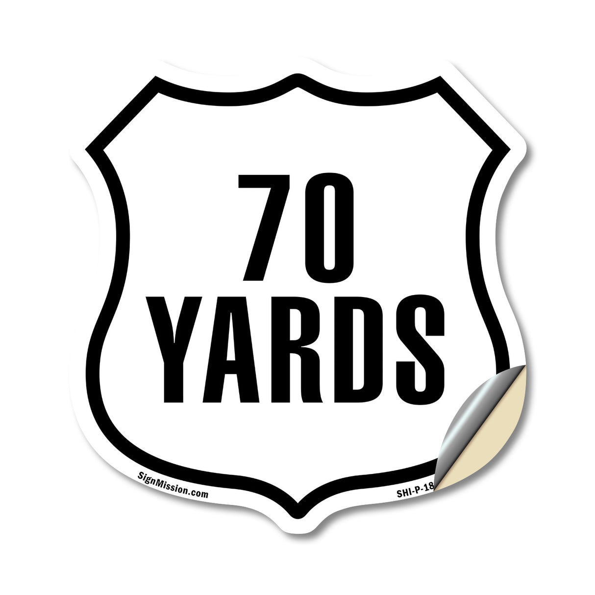 70 Yards Golf Course Running Race 5k Marathon Distance Marker