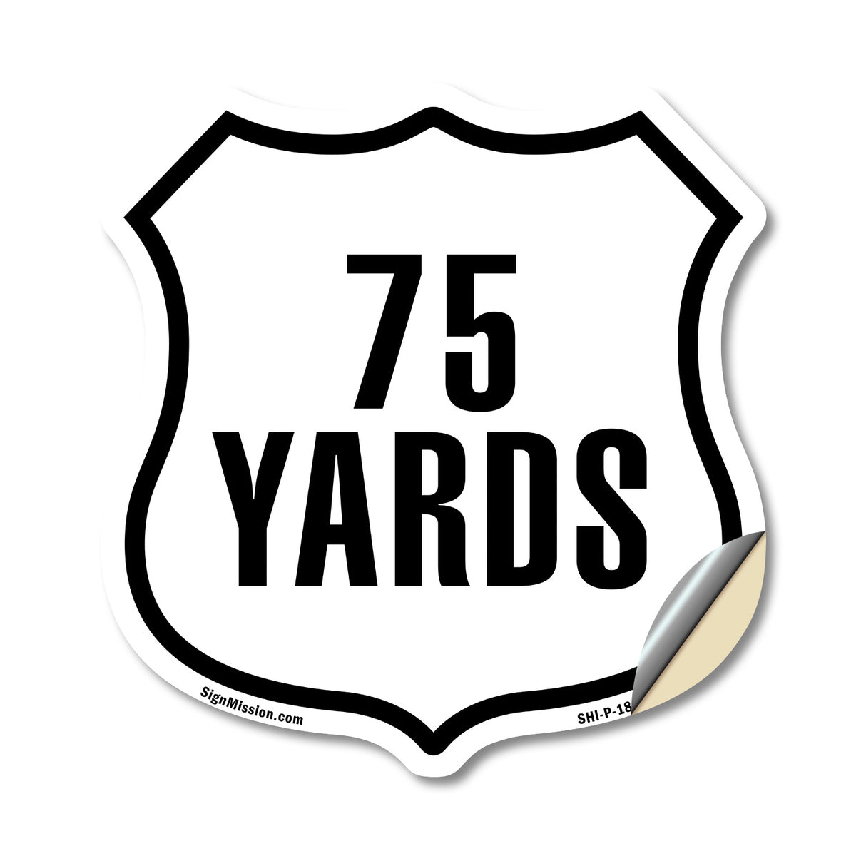 75 Yards Golf Course Running Race 5k Marathon Distance Marker