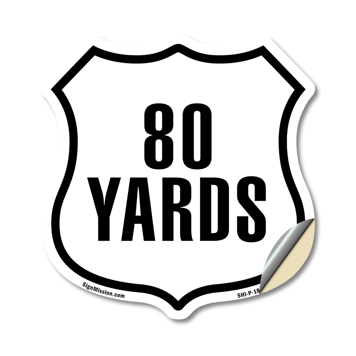 80 Yards Golf Course Running Race 5k Marathon Distance Marker