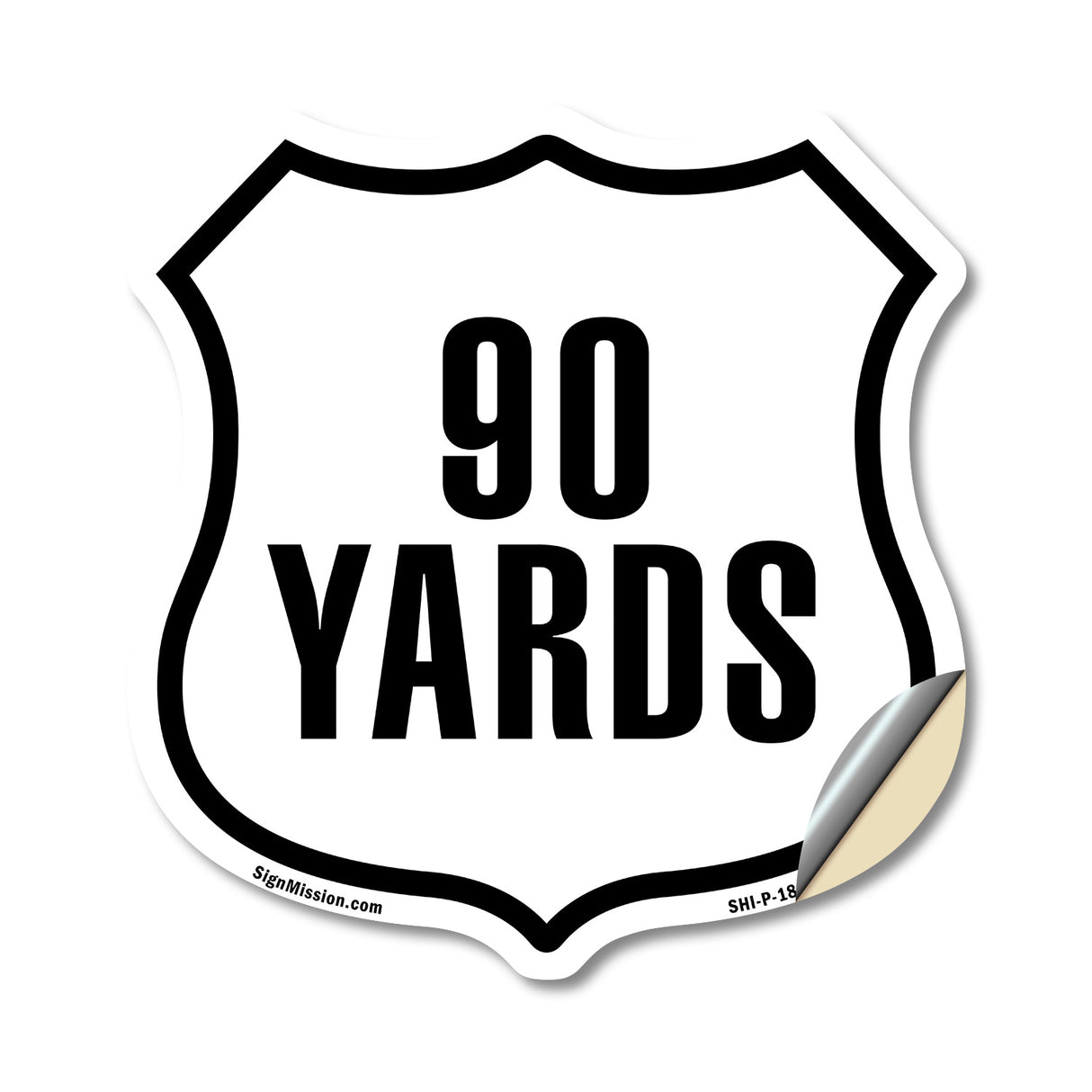 90 Yards Golf Course Running Race 5k Marathon Distance Marker