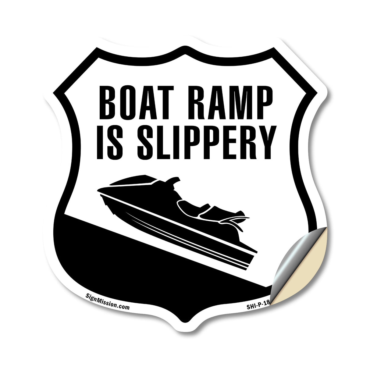 Boat Ramp Is Slippery