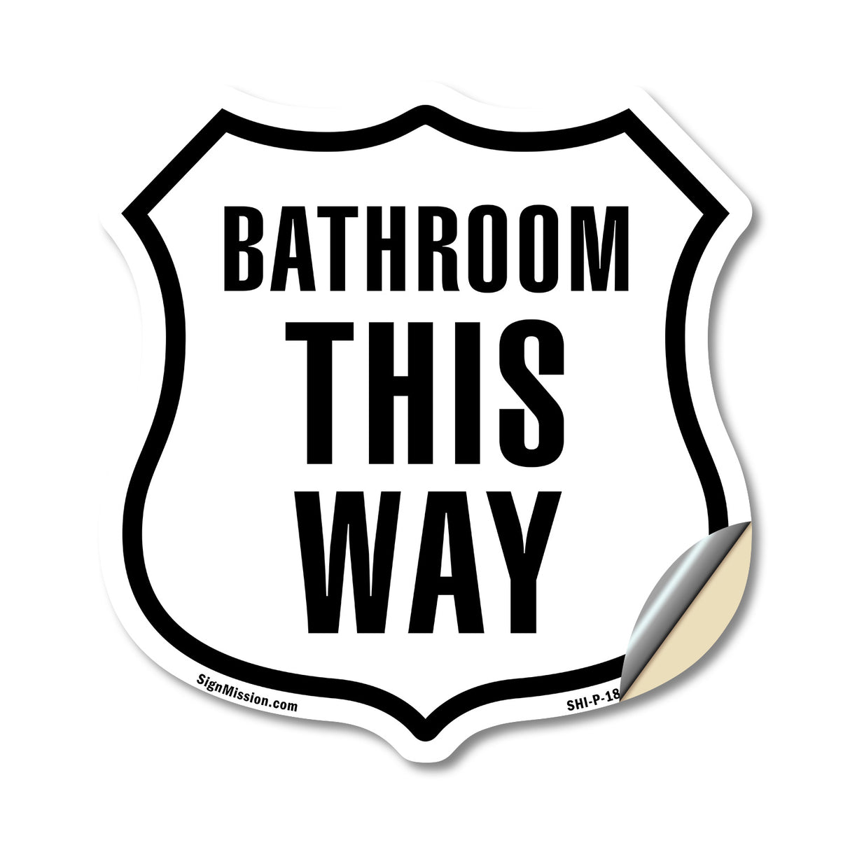 Bathroom This Way
