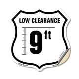Caution Low Clearance 9 ft