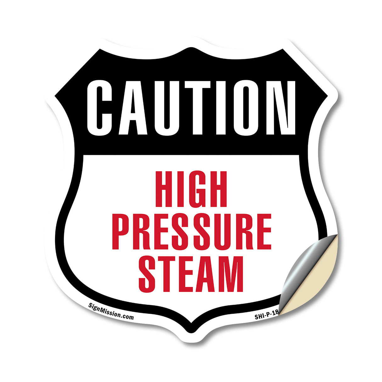 Caution High Pressure Steam