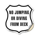 No Jumping Or Diving From Deck