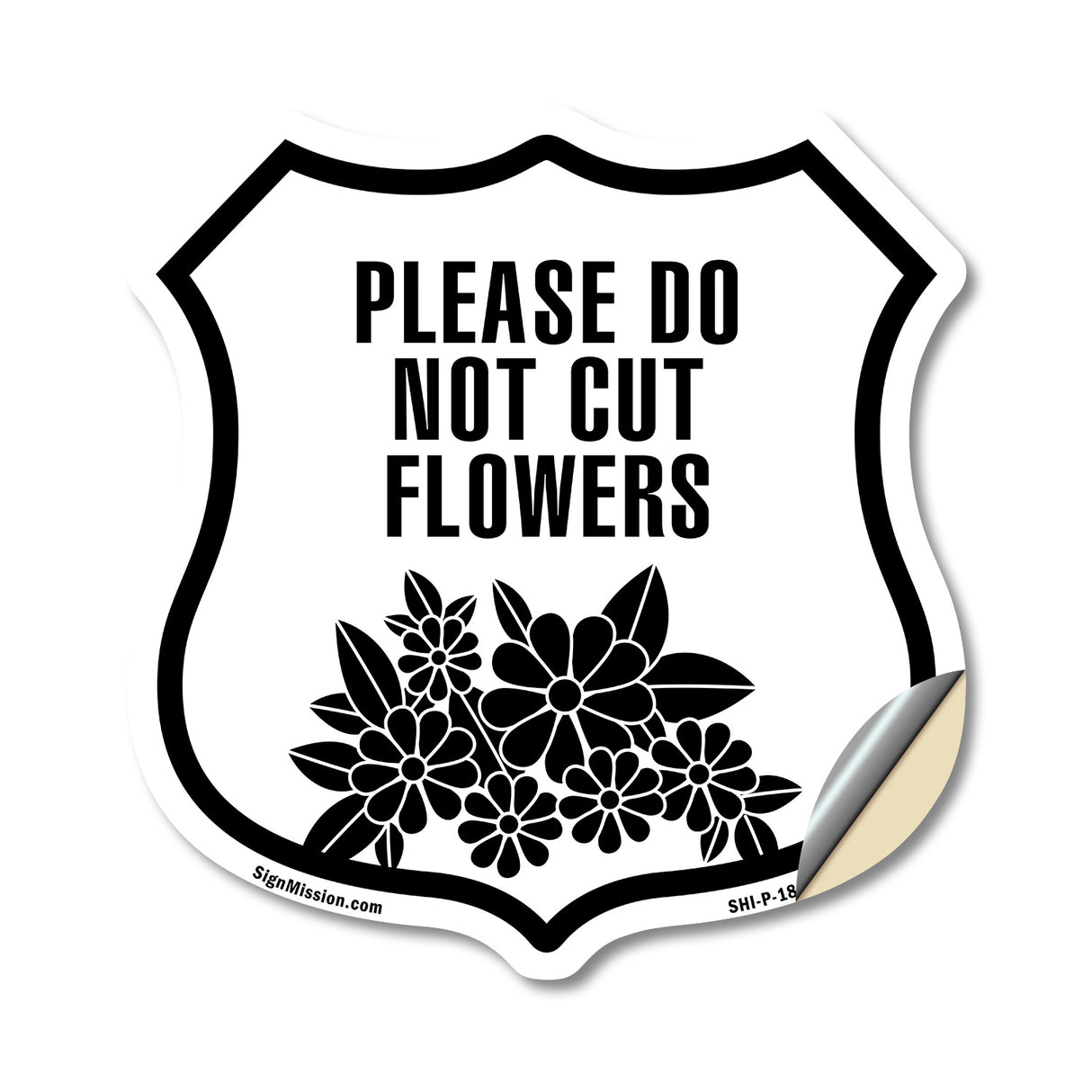 Please Do Not Cut Flowers