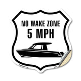 No Wake Zone 5 Mph
