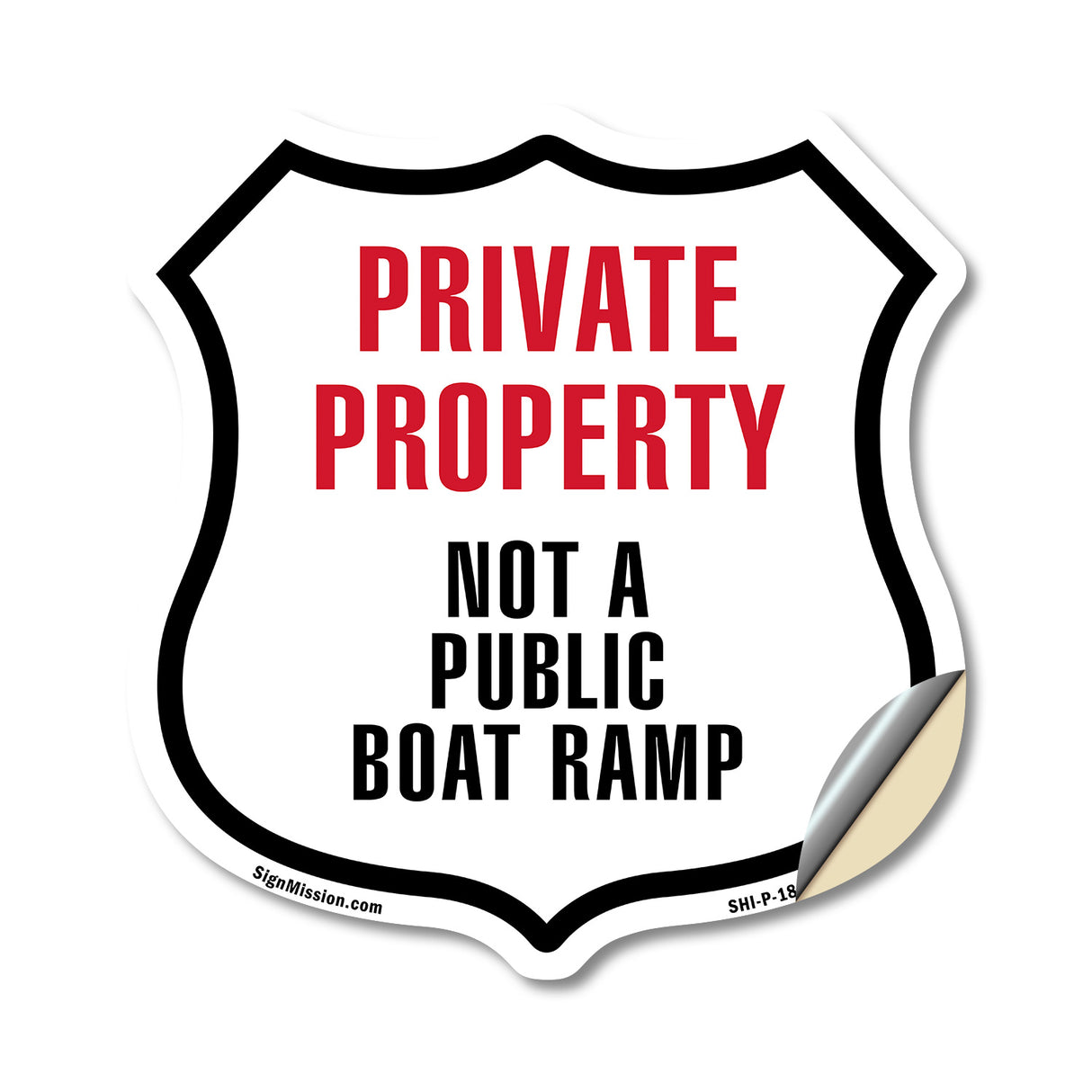 Private Property Not A Public Boat Ramp