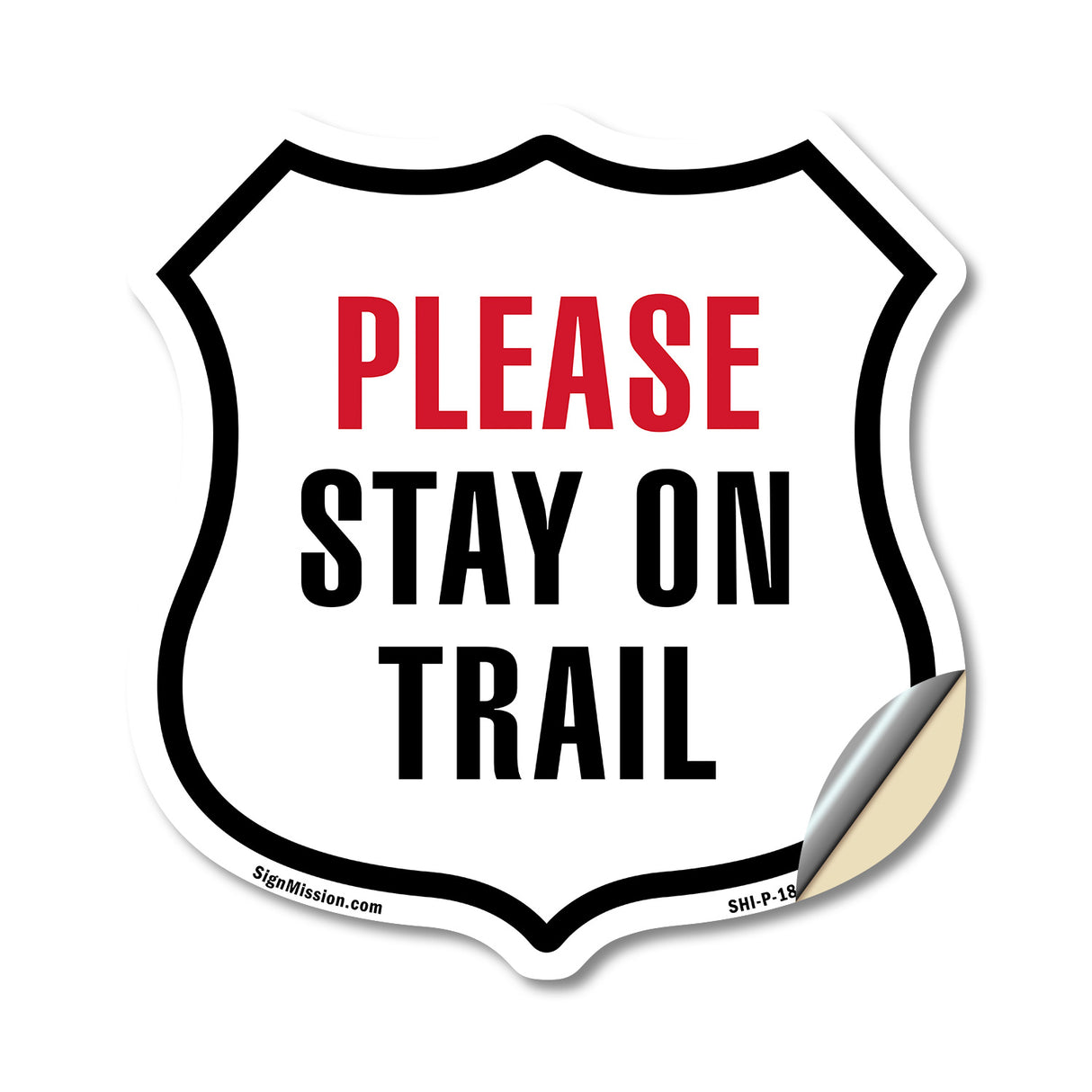 Please Stay On Trail