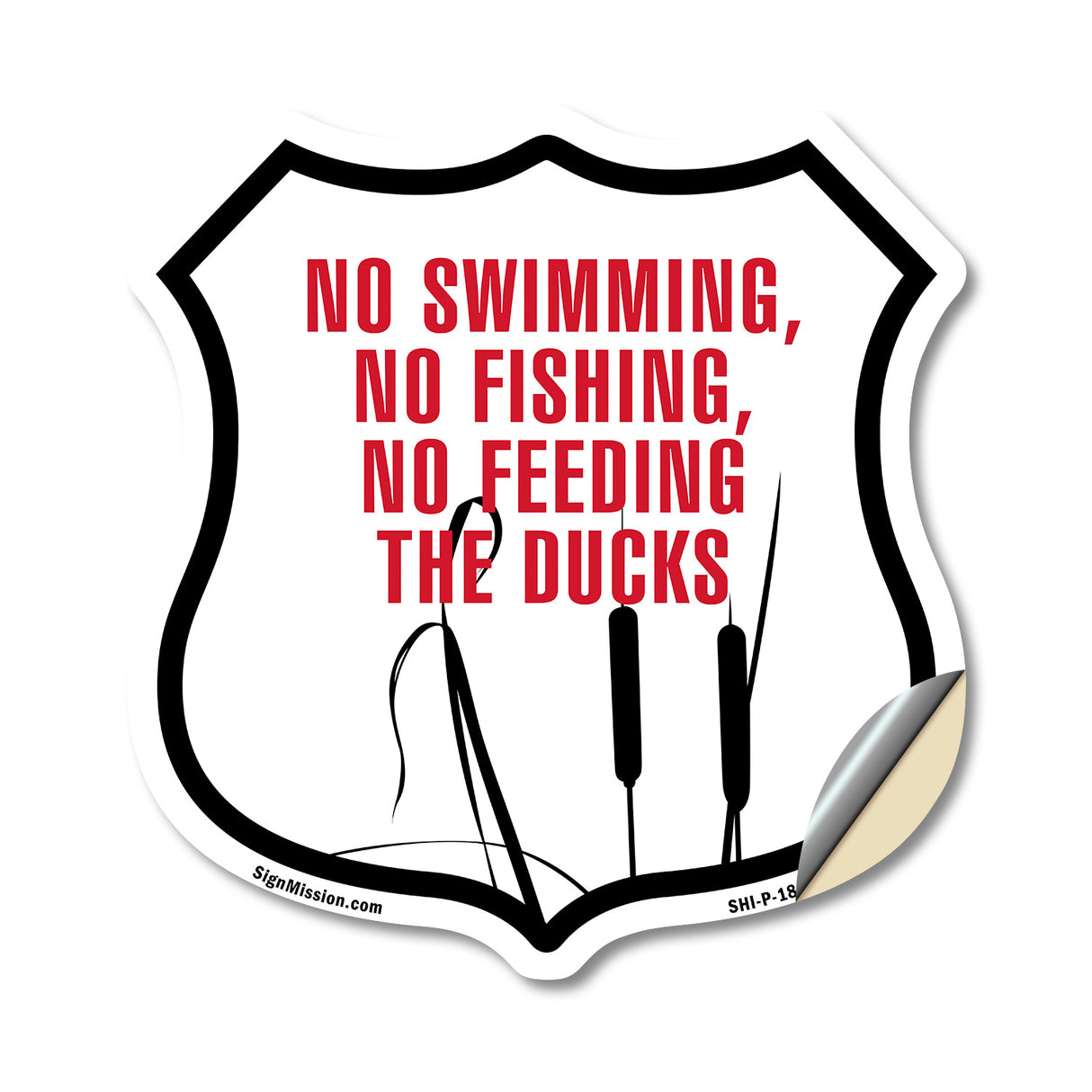 No Swimming No Fishing No Feeding The Ducks