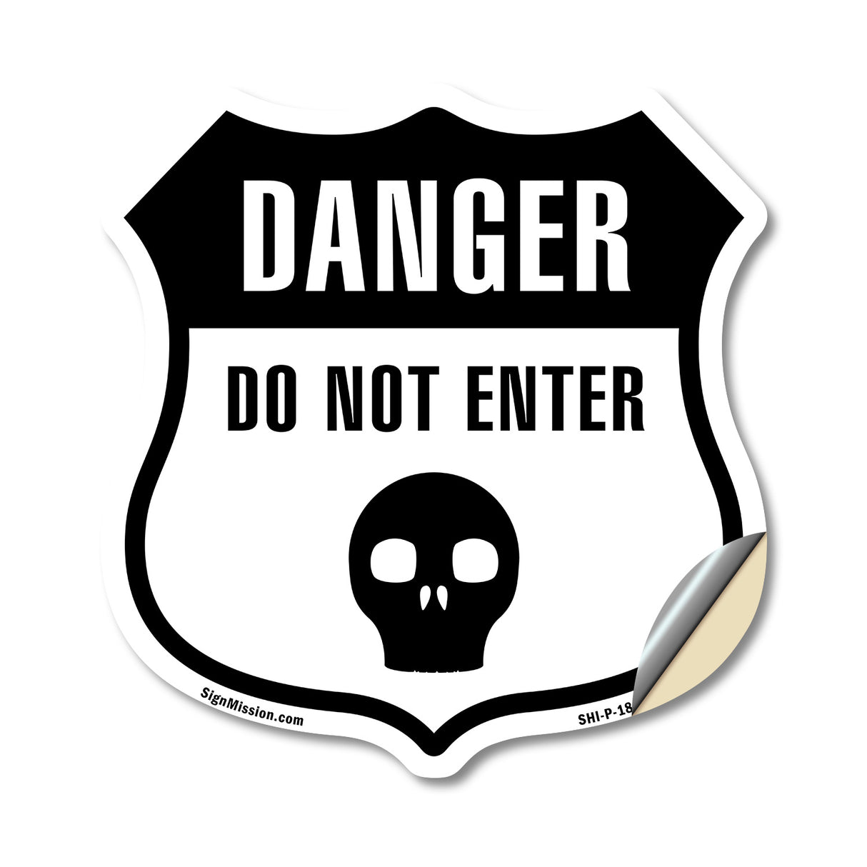 Danger Skull Symbol Do Not Enter
