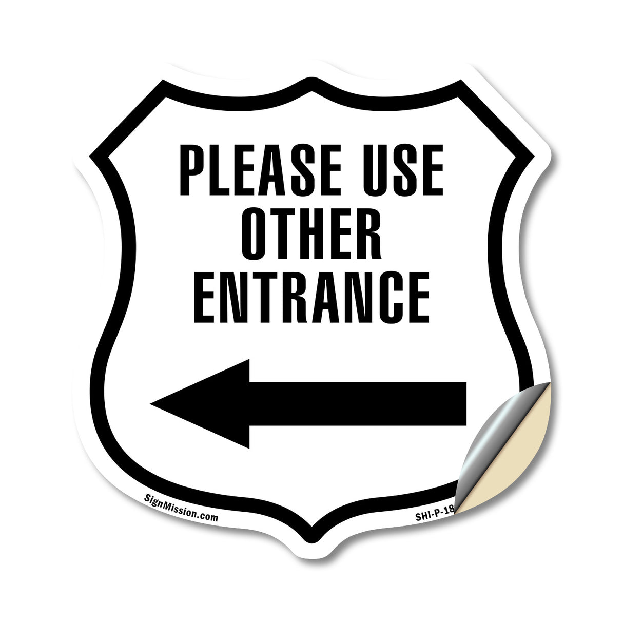 Please use Other Entrance Left Arrow