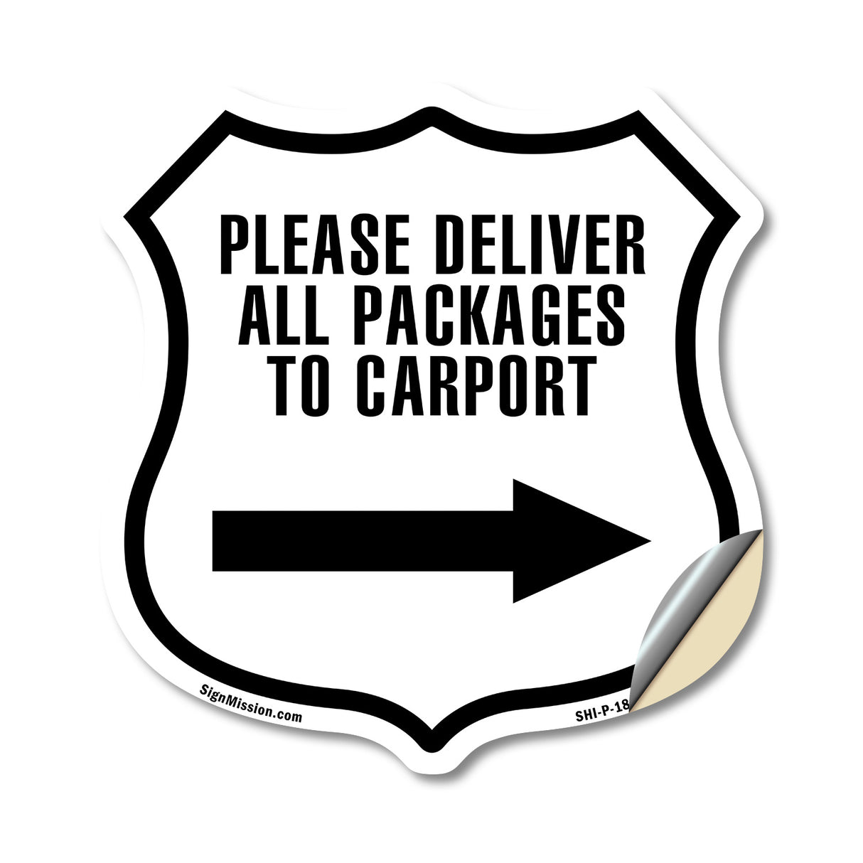 Please Deliver All Packages To Carport Right