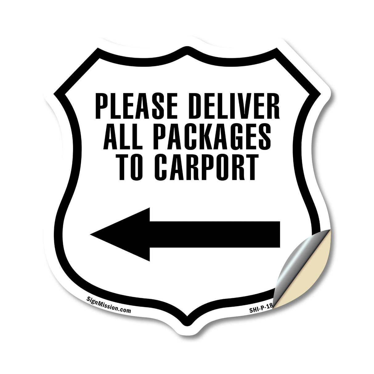 Please Deliver All Packages To Carport Left