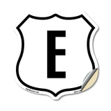 Letter E