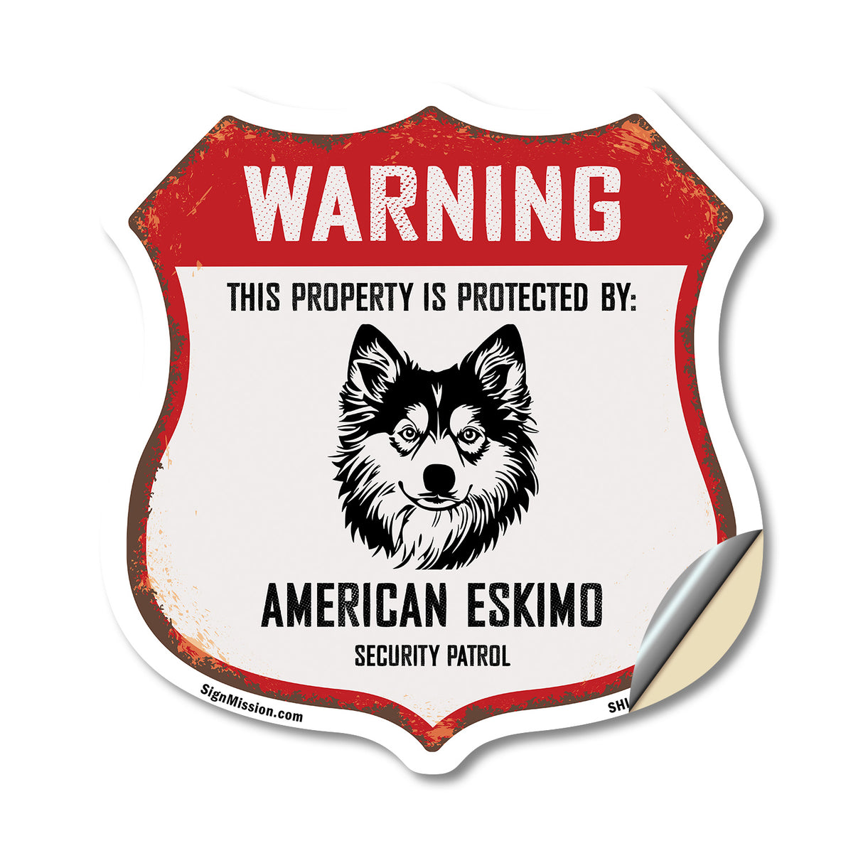 Warning This Property is Protected by American Eskimo
