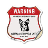 Warning This Property is Protected by Australian Stumpy Tail Cattle
