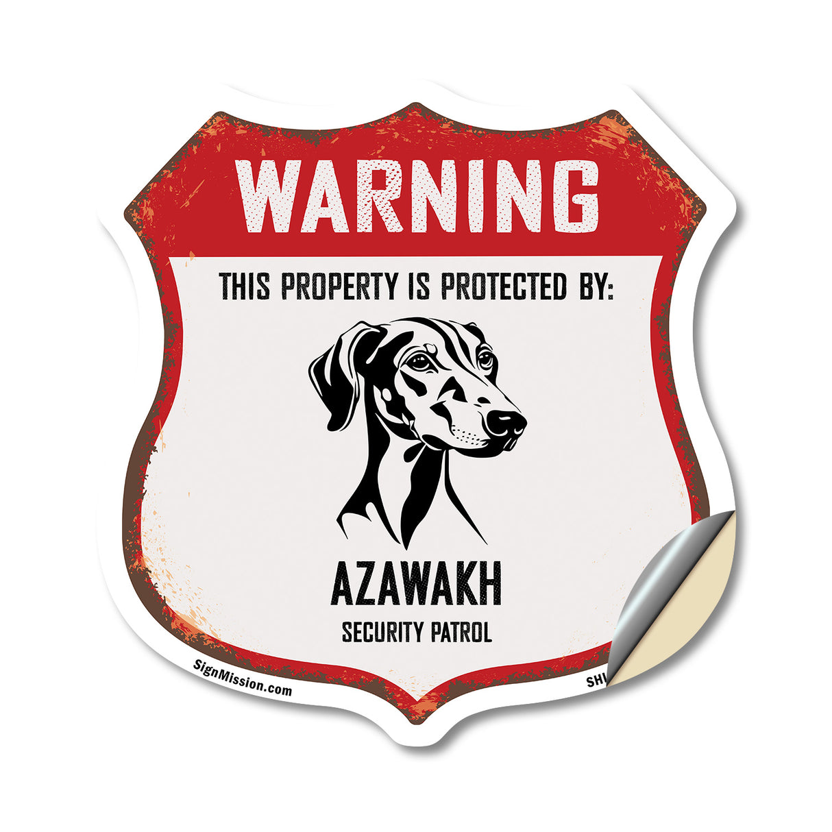 Warning This Property is Protected by Azawakh