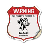 Warning This Property is Protected by Azawakh