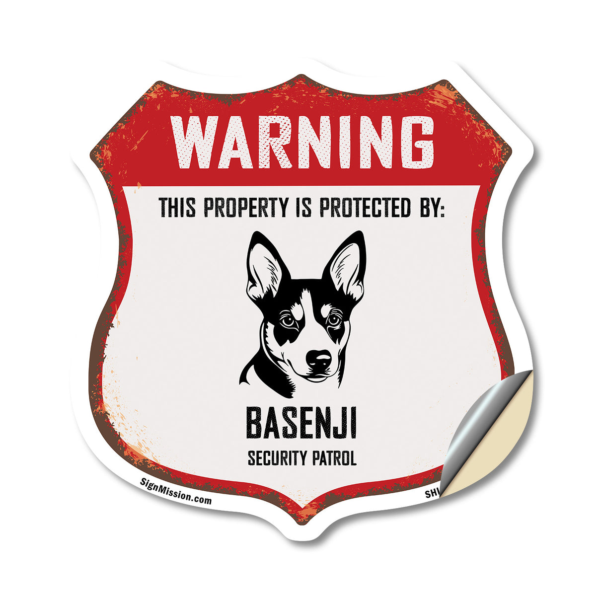 Warning This Property is Protected by Basenji