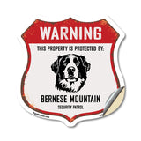 Warning This Property is Protected by Bernese Mountain