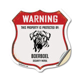 Warning This Property is Protected by Boerboel