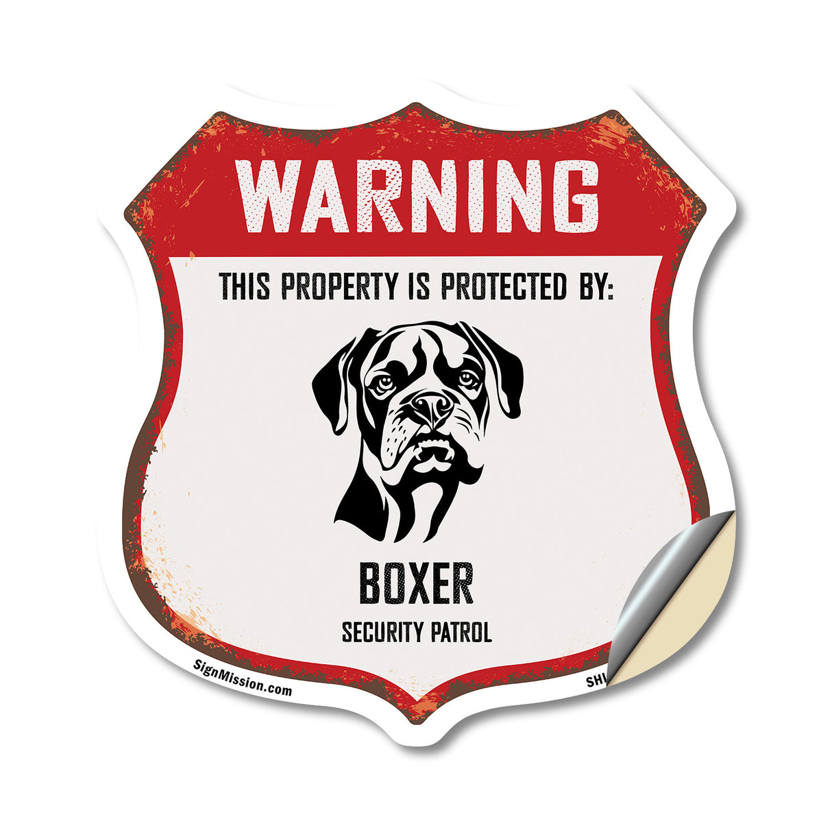 Warning This Property is Protected by Boxer