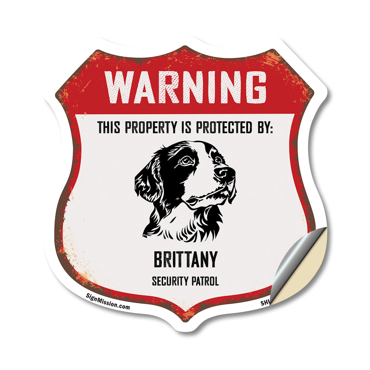 Warning This Property is Protected by Brittany