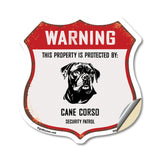 Warning This Property is Protected by Cane Corso