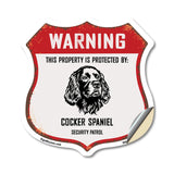 Warning This Property is Protected by Cocker Spaniel