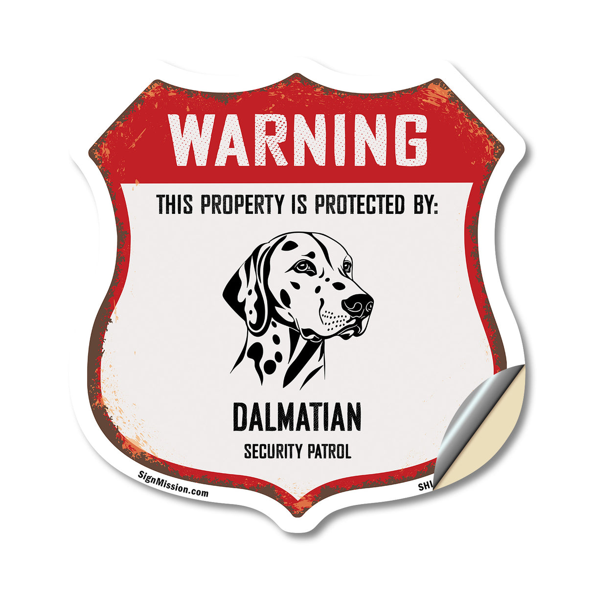 Warning This Property is Protected by Dalmatian