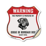 Warning This Property is Protected by Dogue De Bordeaux Dog