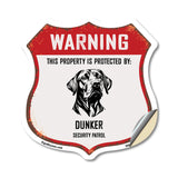 Warning This Property is Protected by Dunker