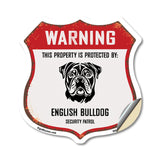 Warning This Property is Protected by English Bulldog