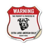 Warning This Property is Protected by Extra Large American Bully