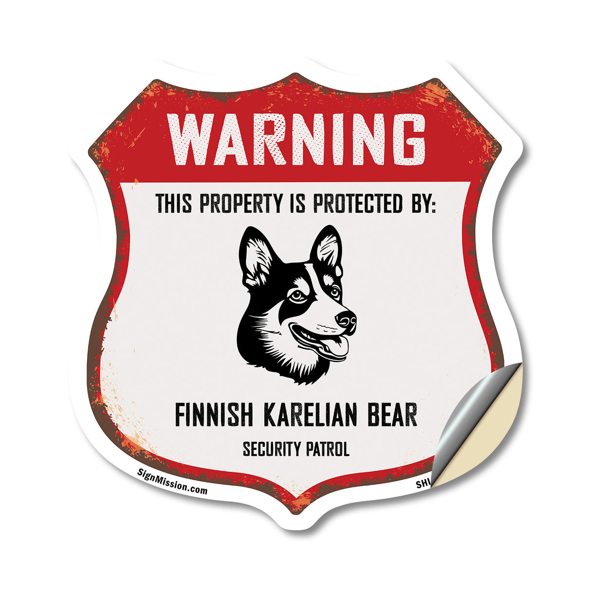 Warning This Property is Protected by Finnish Karelian Bear
