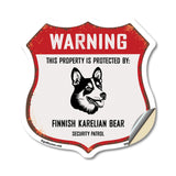 Warning This Property is Protected by Finnish Karelian Bear