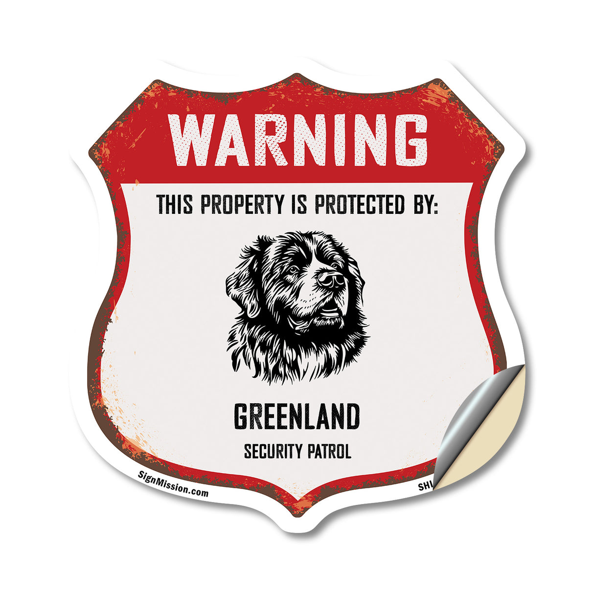 Warning This Property is Protected by Greenland