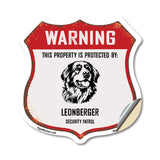 Warning This Property is Protected by Leonberger