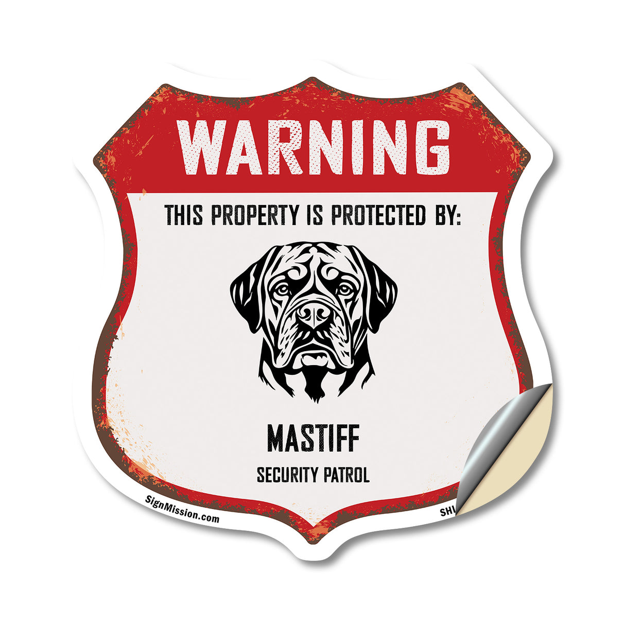 Warning This Property is Protected by Mastiff