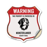 Warning This Property is Protected by Munsterlander