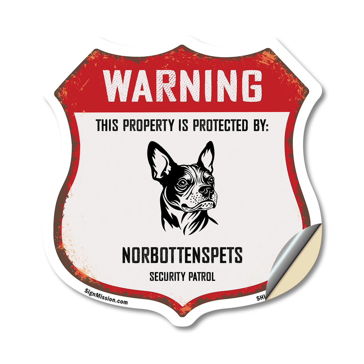 Warning This Property is Protected by Norbottenspets