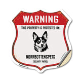 Warning This Property is Protected by Norrbottenspets