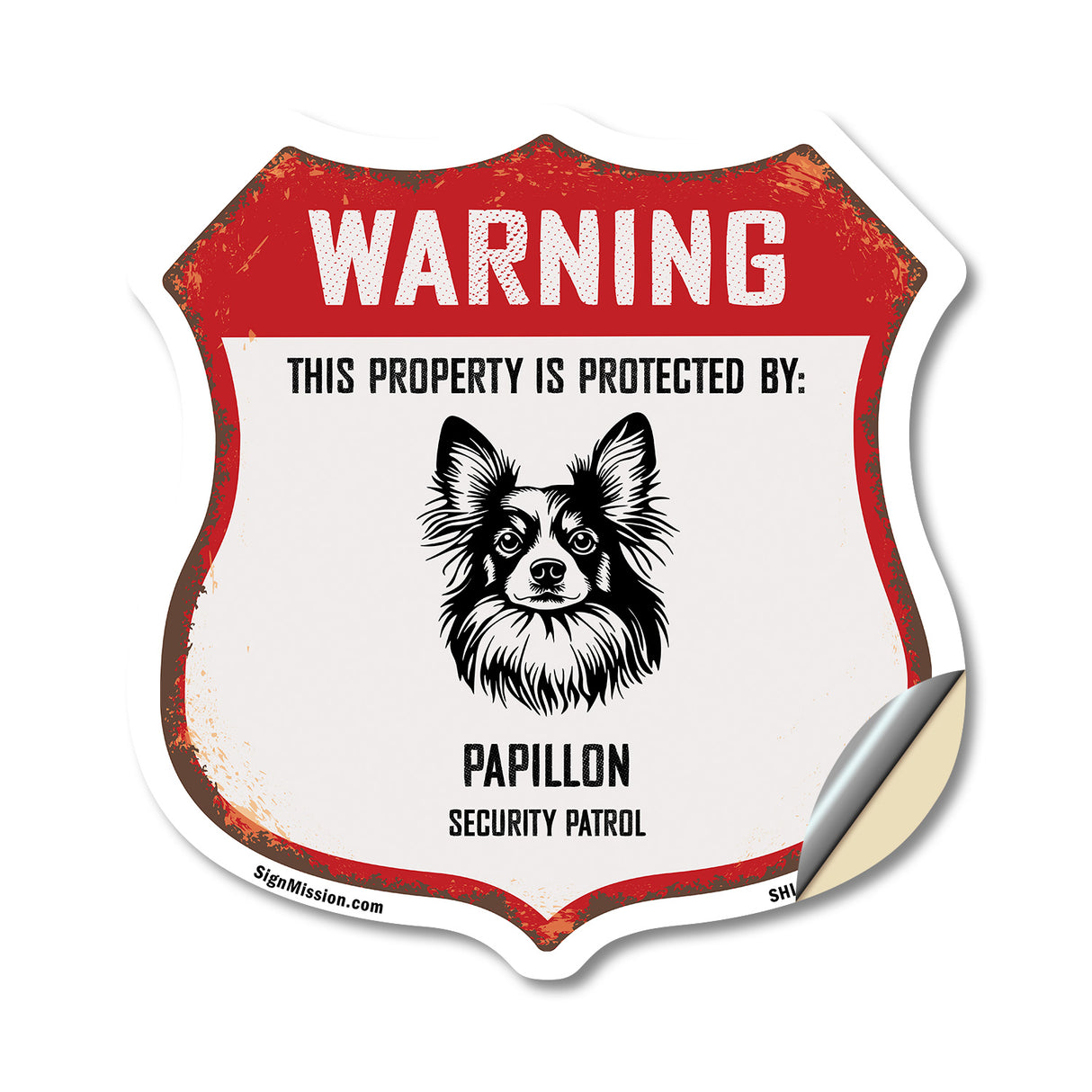 Warning This Property is Protected by Papillon