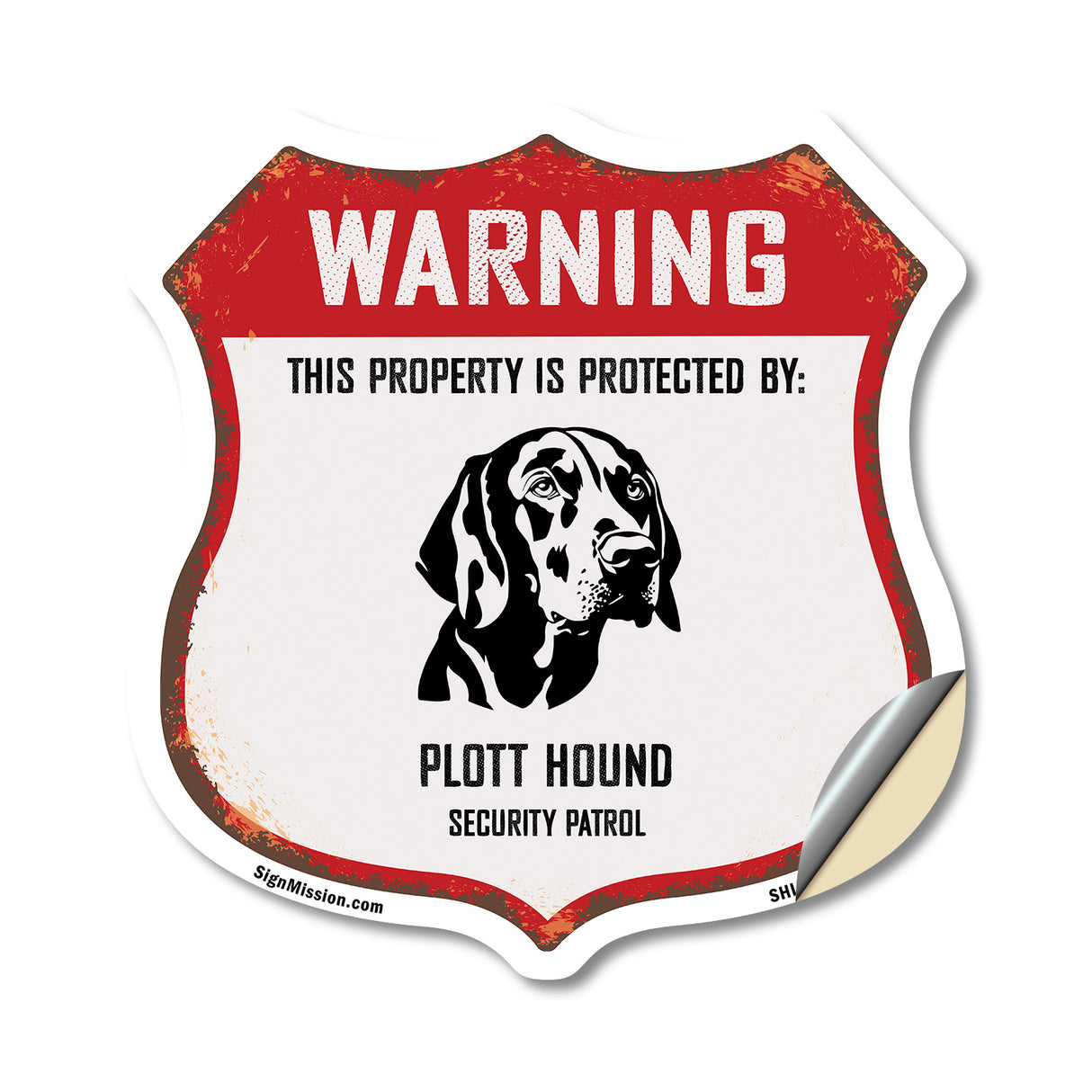 Warning This Property is Protected by Plott Hound