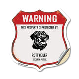 Warning This Property is Protected by Rottweiler