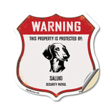 Warning This Property is Protected by Saluki